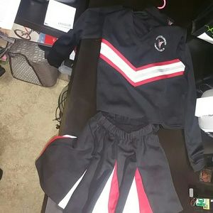 3 pc cheerleading outfit